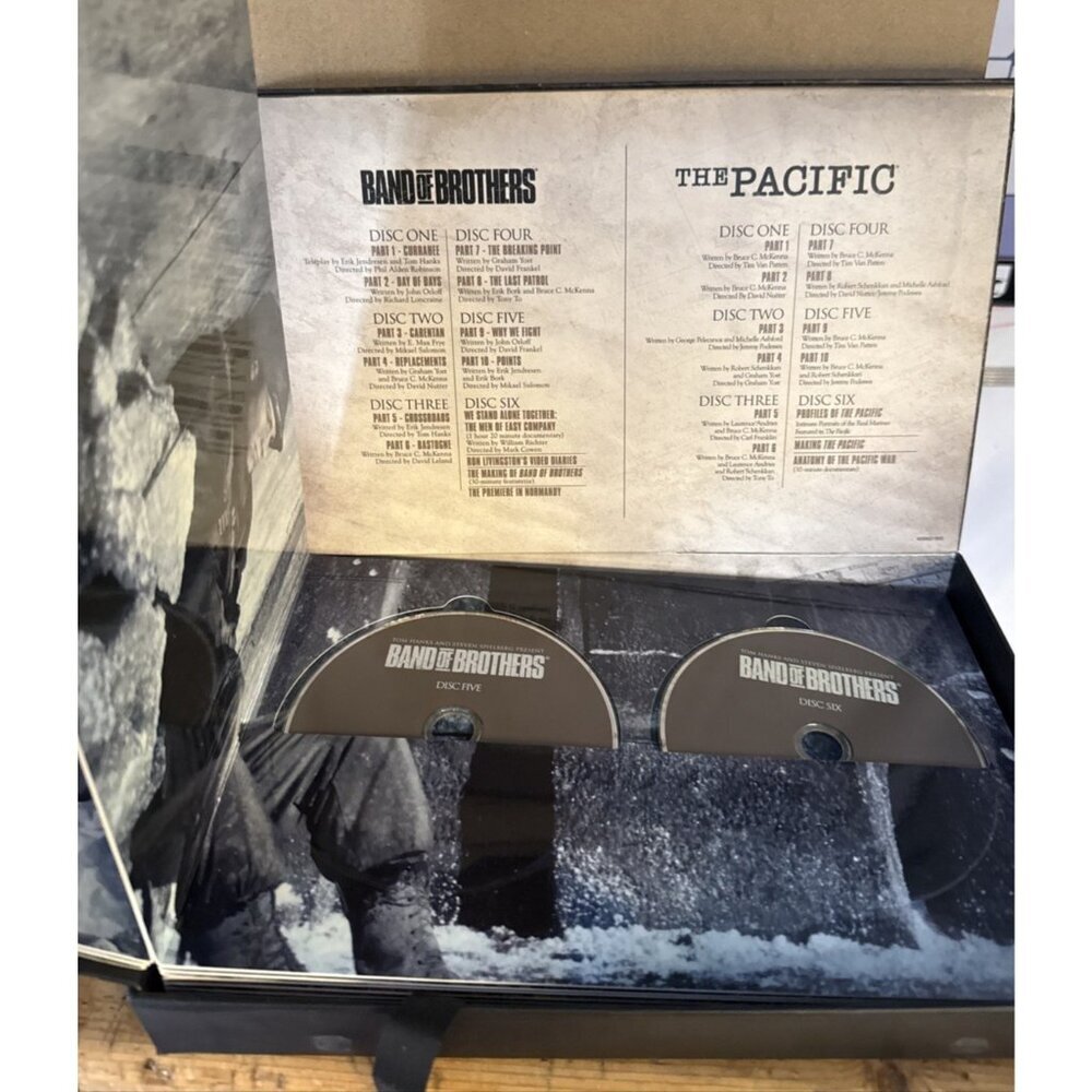 Band of Brothers / the Pacific Tom Hanks And Steven Spielberg DVD Box Set - Picture 8 of 16